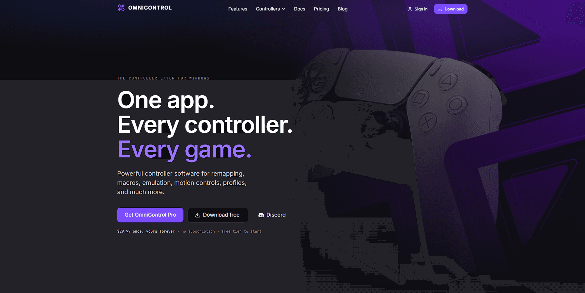 OmniControl - SAAS website design by Nexiora